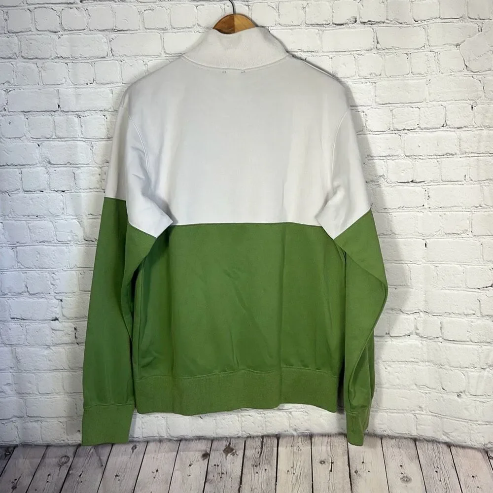 North Face Men’s Green Color Block Stripe Track Jacket Full Zip A5 Series M‎